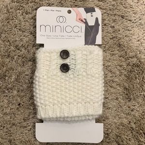 NWT - Minicci Boot Cuff Topper Leg Warmers
